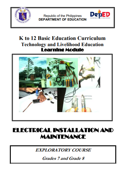 TVE 7-Electrical Installation and Maintenance-Exploratory 7-Quarter 1