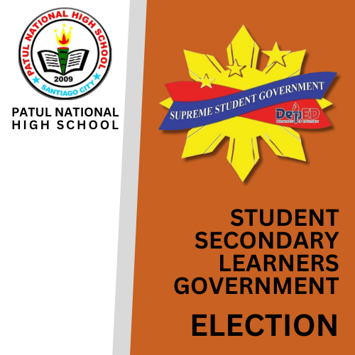 Patul National High School - SSLG - Election